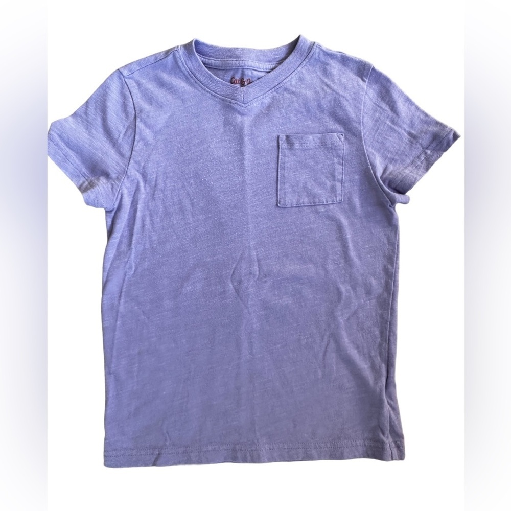 🍁 BUNDLE ONLY - 5/$15  Cat & Jack V-Neck Shirt, Short Sleeve, Size XS 4/5